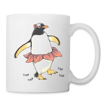 Danse de pingouin - Mug blanc - blanc - Droite