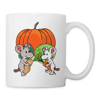 agriculture, farmer, vegetable, mice, fantasy, healthy - Mug - white - Right