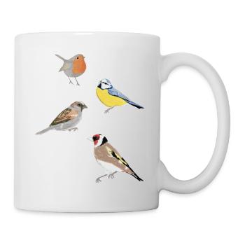 Garden birds - Mug - white - Right
