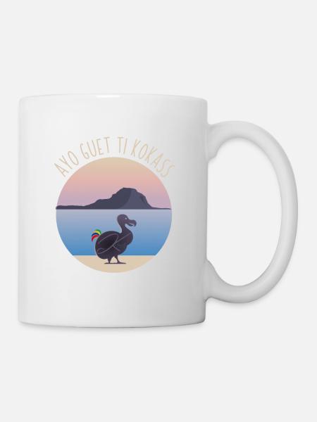 Ayo guet ti kokass - Mug blanc - blanc