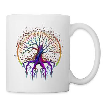 Trippy Goa Psychedelic Rave Trip Hippie - Mug - white - Right