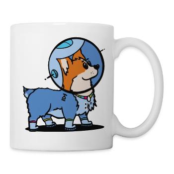 Space farm Colony Corgy 1 - Mug - white - Right