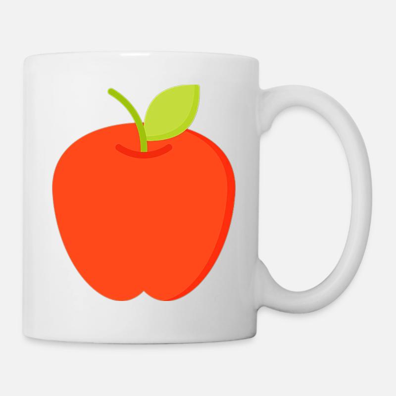 Apfel - Tasse - Weiß