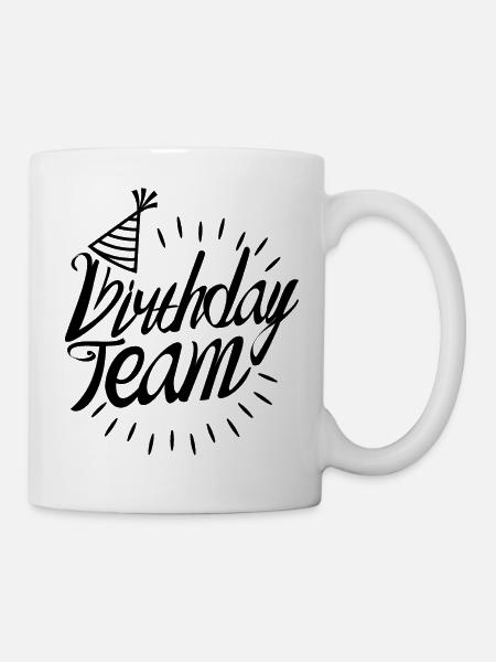 Geburtstag Team Geburtstagskind Geburtstagsfeier - Kop/krus - hvid