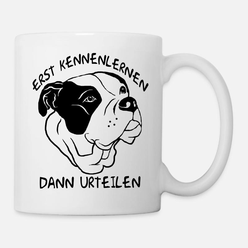 Erst Kennenlernen - Dann Urteilen - Tasse - Weiß