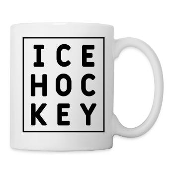 Eishockey - Eishockey - Tasse - Weiß - Rechts
