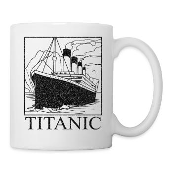 Titanisch - Tasse - Weiß - Rechts