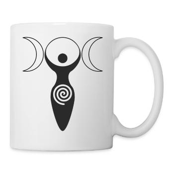 Triple Déesses Lune Mère de la Terre 1 - Mug blanc - blanc - Droite
