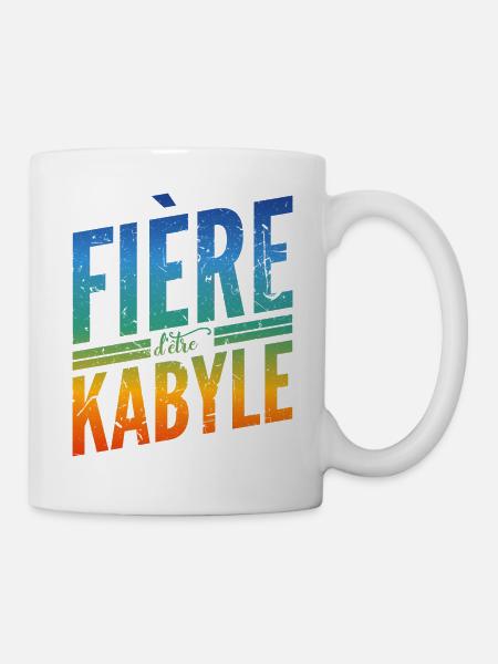 Fière d'être Kabyle - Mug blanc - blanc
