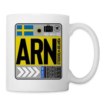 Stockholm Arlanda - Tasse - Weiß - Rechts