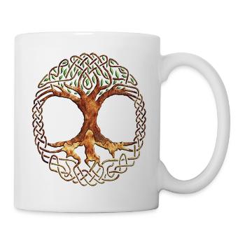 Yggdrasil World Tree World Ash Nordic - Mug - white - Right