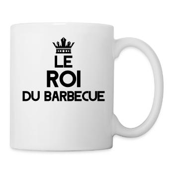 Le roi du barbecue. Humour barbecue. - Mug blanc - blanc - Droite