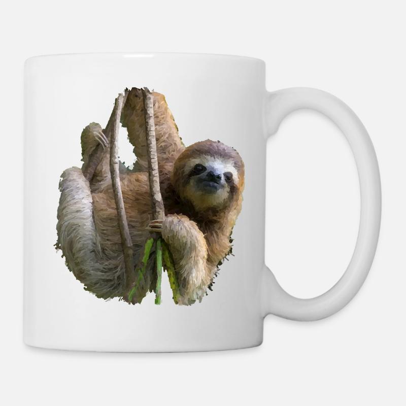 Sloth lovers gift | Sloth Design - Mug - white