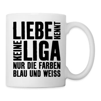 LIEBE KENNT KEINE LIGA - Tasse - Weiß - Rechts