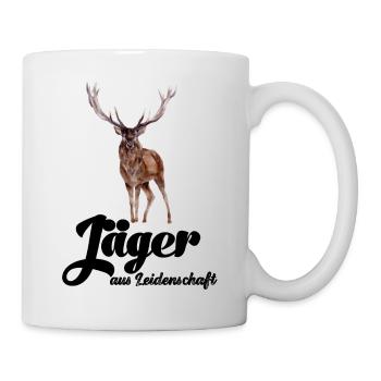 Chasseur par passion Chasse Chasse Papa Chasse - Mug blanc - blanc - Droite