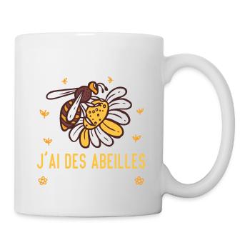 Abeille Apiculteur Drôle Abeille Cadeau Apiculture - Mug blanc - blanc - Droite