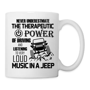 Conducteur de Jeeps - Mug blanc - blanc - Droite