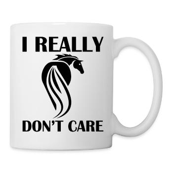 Pferd - Tasse - Weiß - Rechts