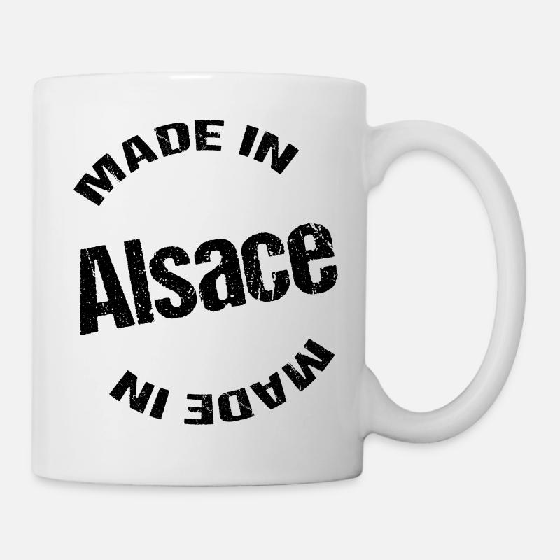 made in alsace - Mug blanc - blanc