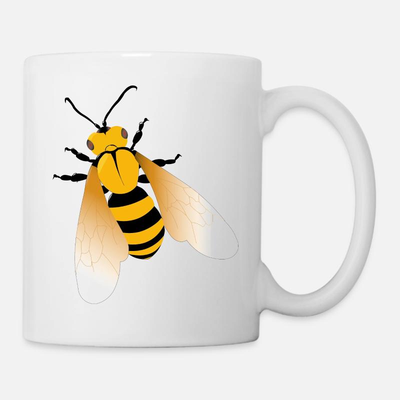 Die Bienen - Tasse - Weiß