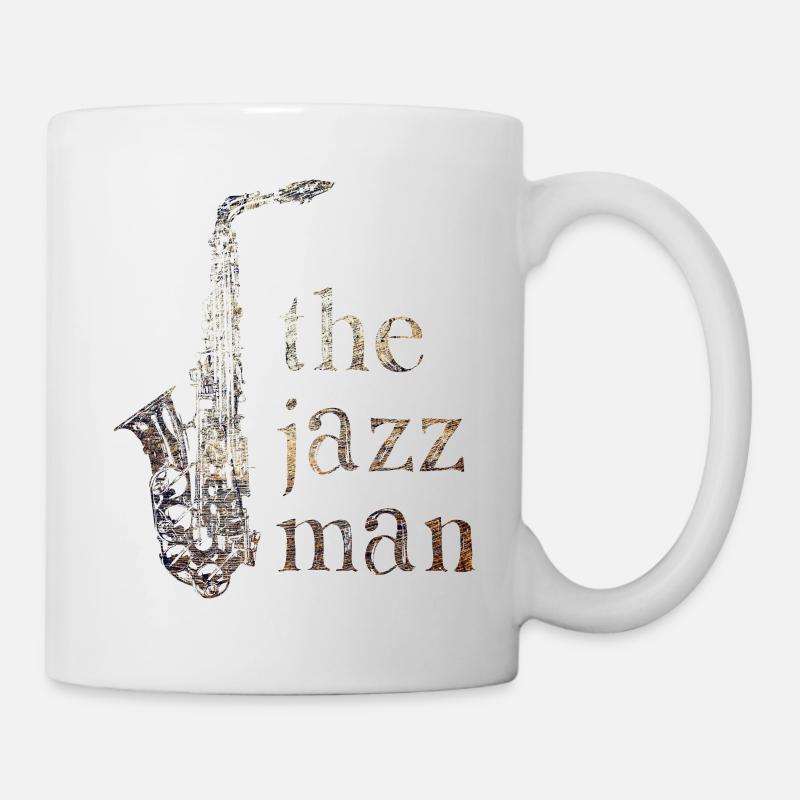 L’homme de jazz - Mug blanc - blanc