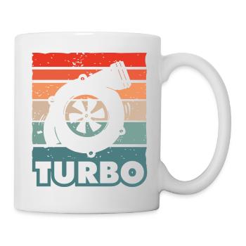 Car Turbo Tuning Ladedruck Blow-off Turbolader - Tasse - Weiß - Rechts
