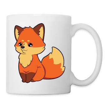 Fuchs - Tasse - Weiß - Rechts