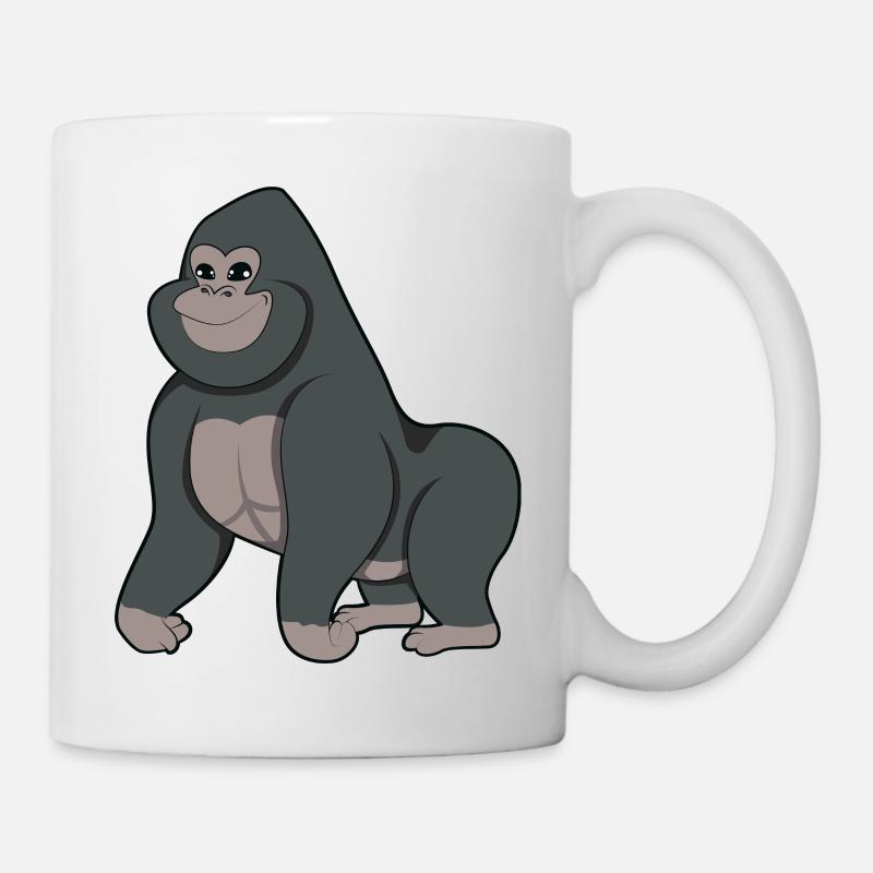 Gorilla - Tasse - Weiß