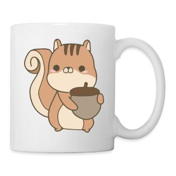 Écureuils - Mug blanc - blanc - Droite