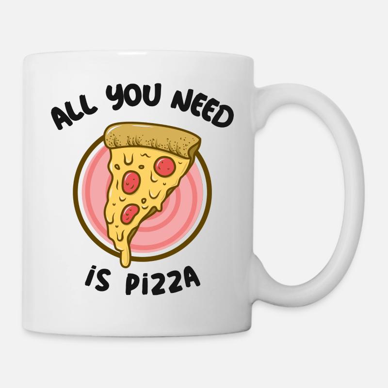Pizza Pizza - Tasse - Weiß