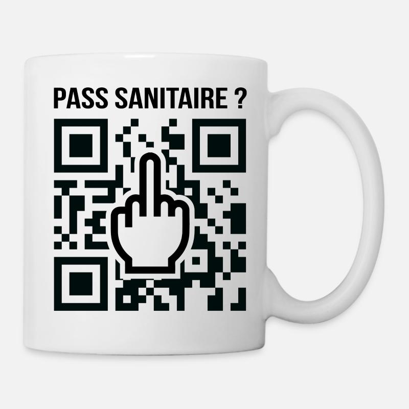 Pass Sanitaire ? - Mug blanc - blanc