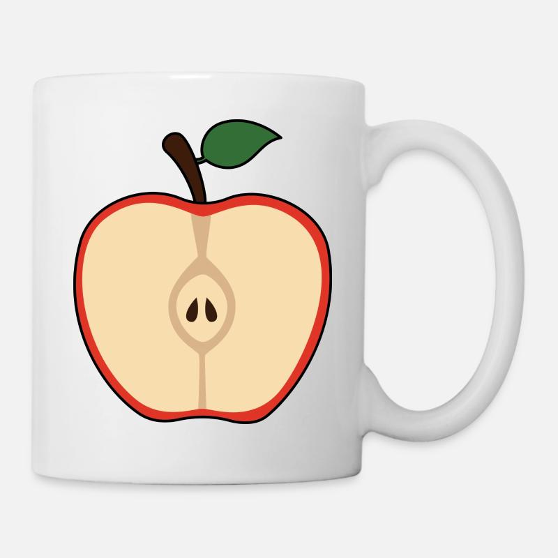 Apfel - Tasse - Weiß