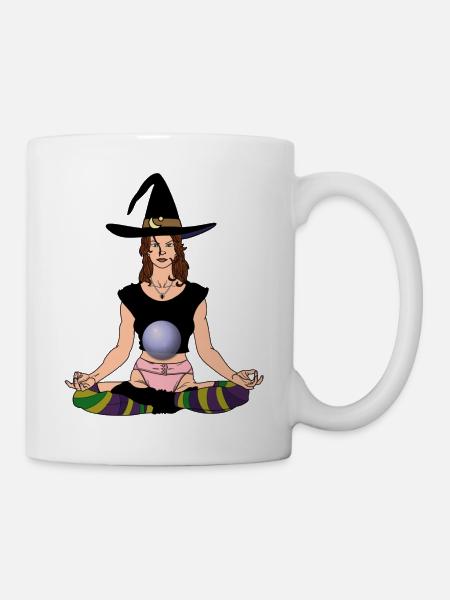 Hexe - Tasse - Weiß