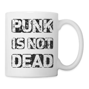 ErSa. Punk ist nicht tot - Tasse - Weiß - Rechts