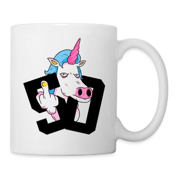 50. GEBURTSTAG EINHORN - Tasse - Weiß - Rechts