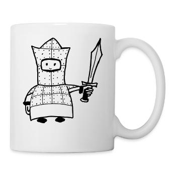 Ritter - Tasse - Weiß - Rechts