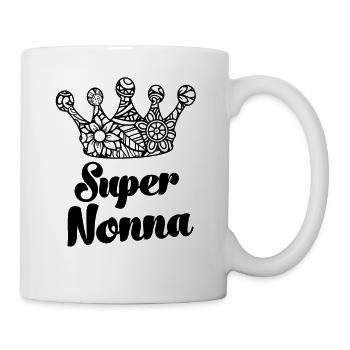 Super Nonna Grand-mère italienne Italie Nonna - Mug blanc - blanc - Droite