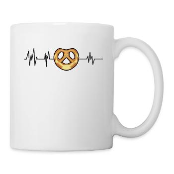 ECG Pretzel Heart Rate Pretzel Lover - Mug - white - Right