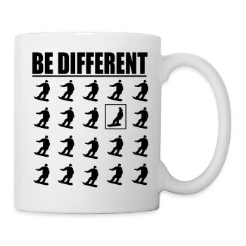 Snowboard Snowboarder - Tasse - Weiß - Rechts