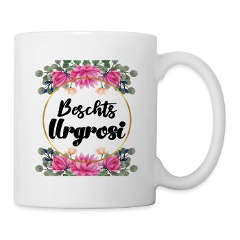 Beschts Urgrosi Uroma Schweiz Lieblingsoma Oma - Tasse - Weiß - Rechts
