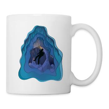 Caver - Spéléologie, Spéléologie, Spéléologie - Mug blanc - blanc - Droite
