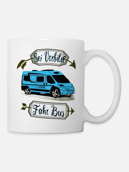 Kastenwagen Van Design 6m TK - Tasse - Weiß
