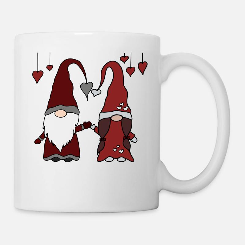 Wichtel Paar - Tasse - Weiß