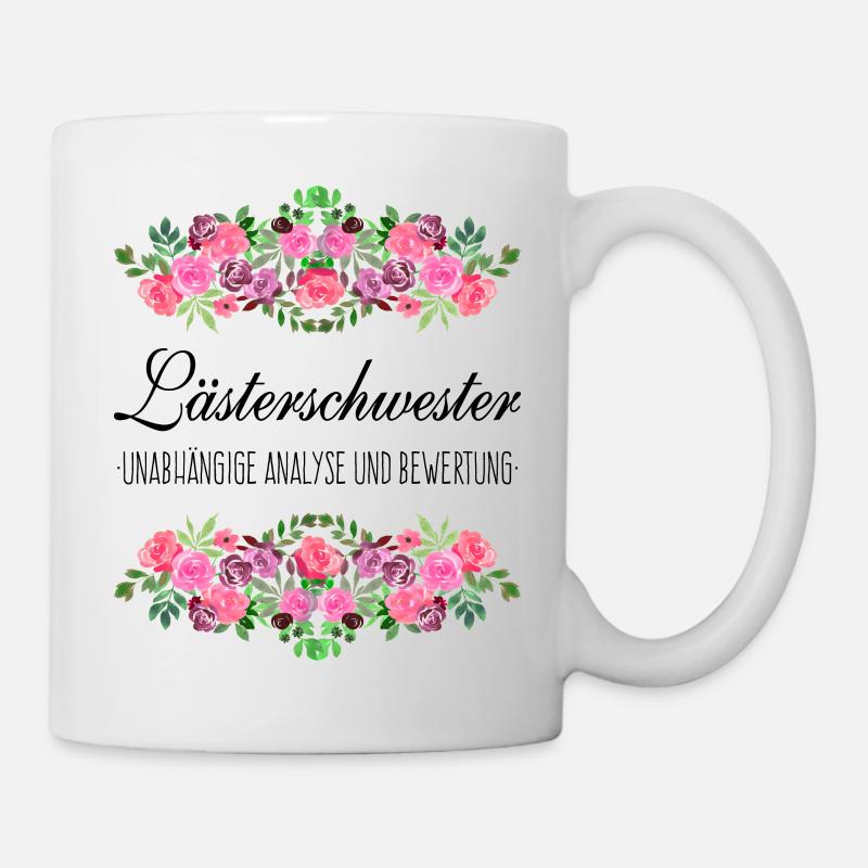 Lästerschwester Läster Schwester - Tasse - Weiß