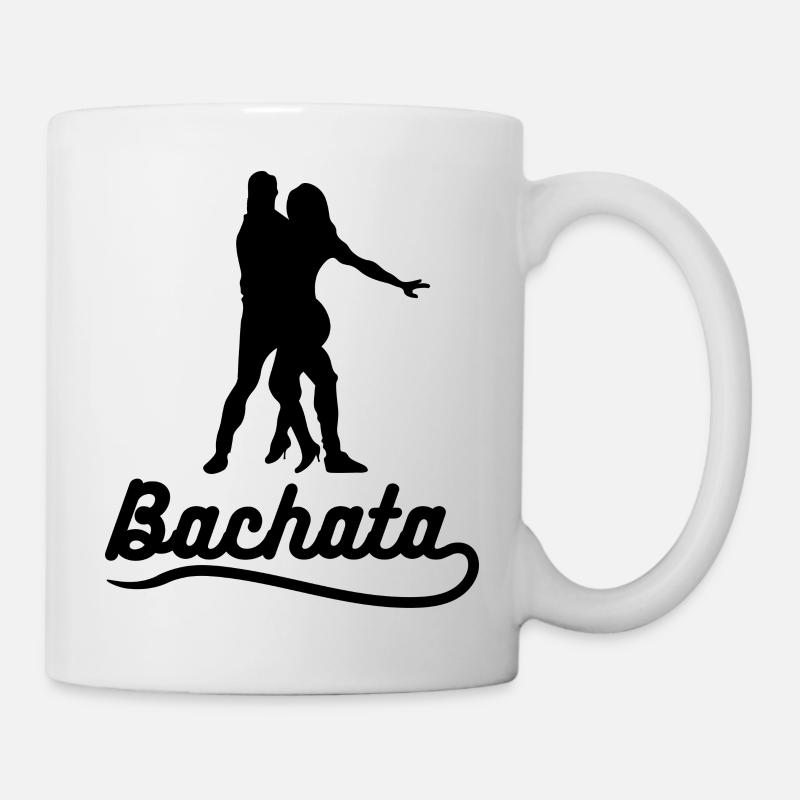 Bachata couple connects black - Mug - white