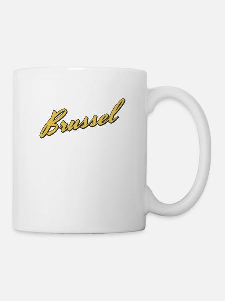 Brussel - Mug blanc - blanc
