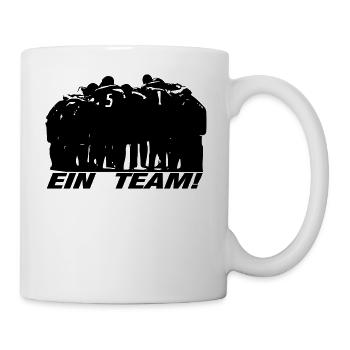 Ein Team - Tasse - Weiß - Rechts