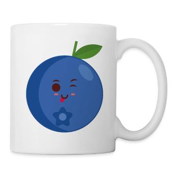 Myrtille - Mug blanc - blanc - Droite