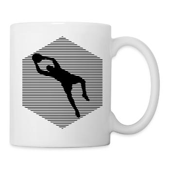 Football Goalkeeper Footballer Children - Mug - white - Right