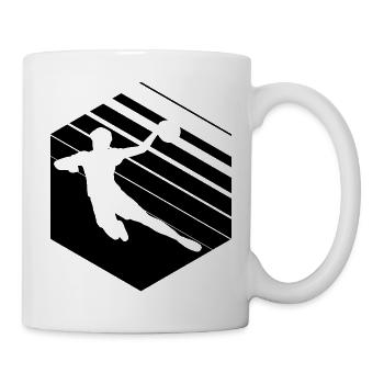 Joueurs de handball Handball Hommes Handball Enfants - Mug blanc - blanc - Droite